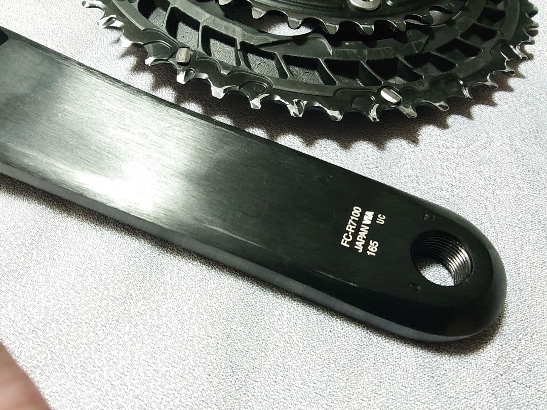 SHIMANO 105 FC-R7100 ギアクランク　165mm 50/34