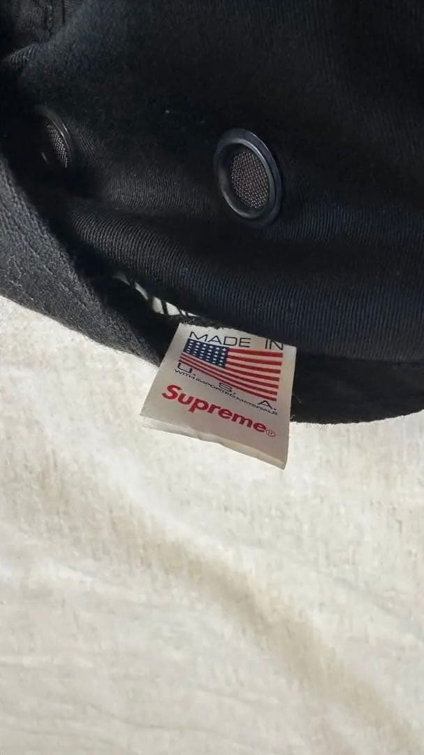 帽子 Supreme Military Camp Cap Black Raindrop