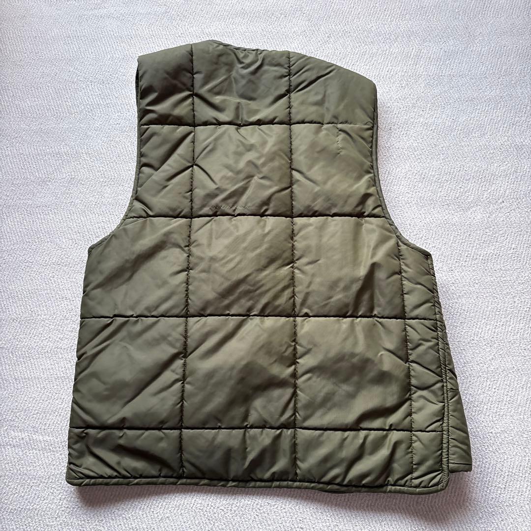 60s70s黒タグコロンビア　キルティングベスト　ボアl.l bean