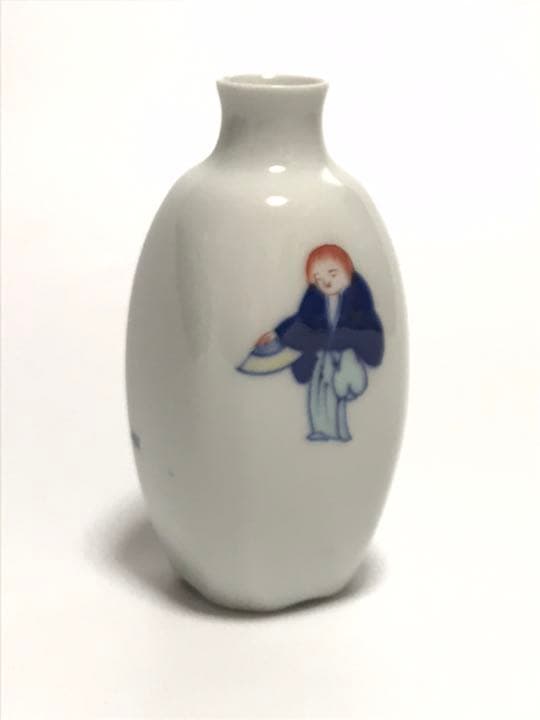 作家物　十二代　酒井田柿右衛門　猩猩　酒器揃　盃　猪口　徳利　セット