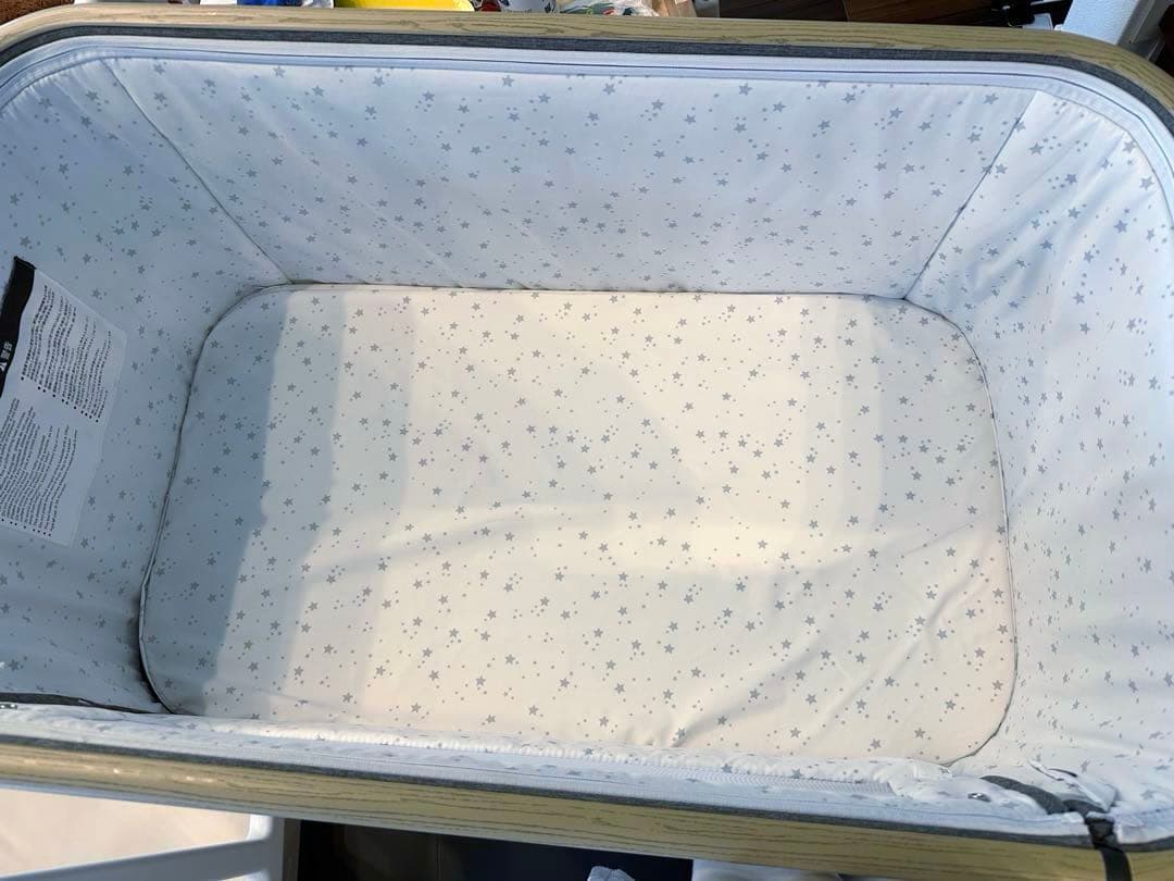 値下げ！HZDMJベビーベット（持ち運び 折りたたみ)◆高さ６段階調節◆添い寝