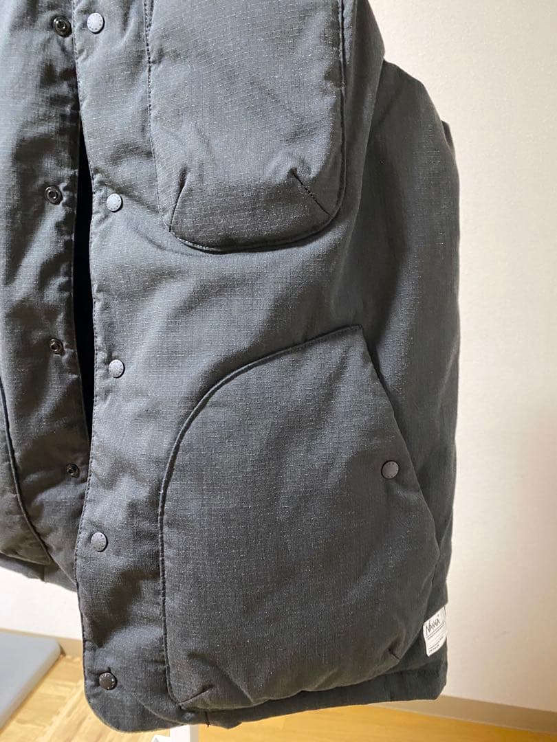 NANGA ヒノックリップストップ　インナーダウンベスト