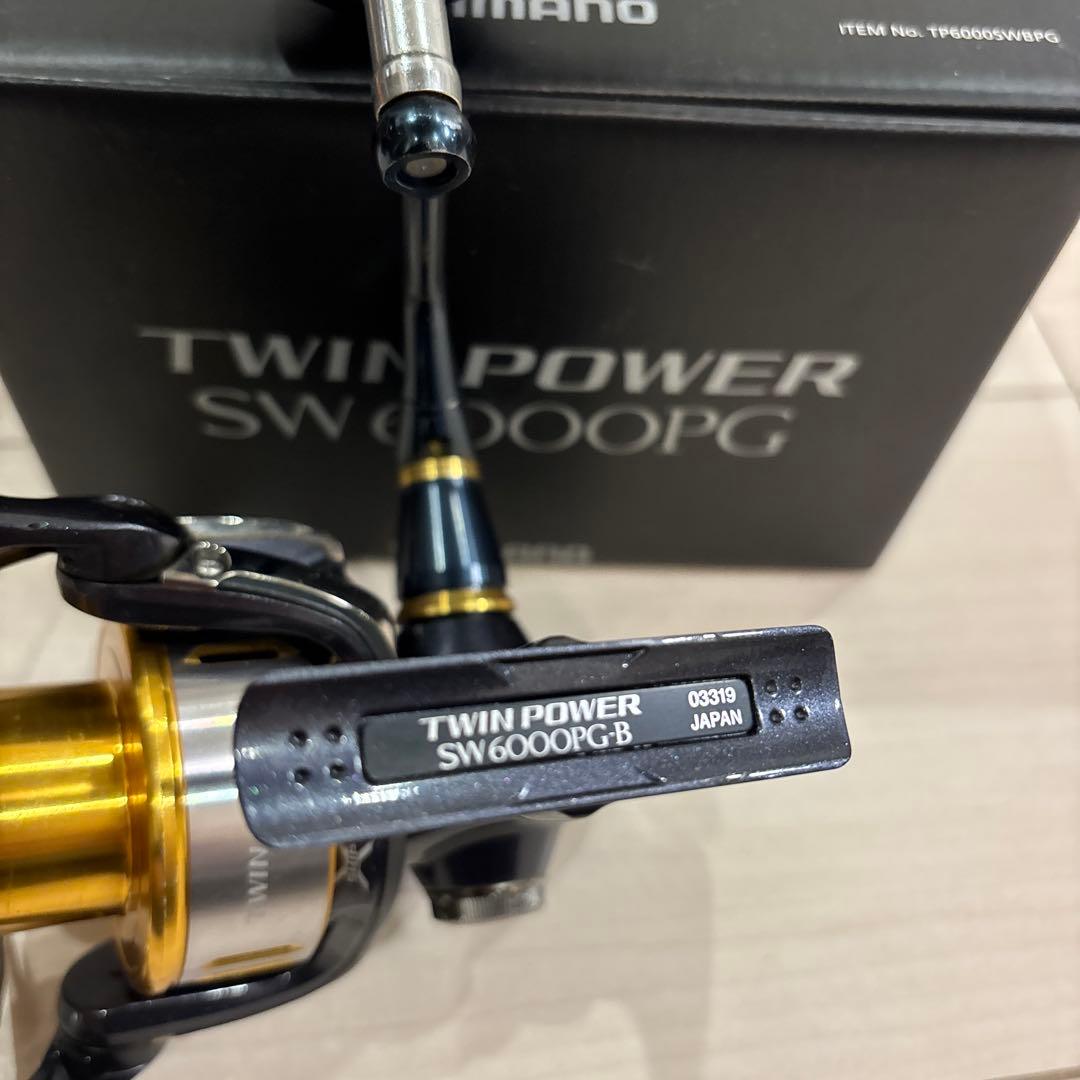 SHIMANO TWIN POWER SW6000PG スピニングリール