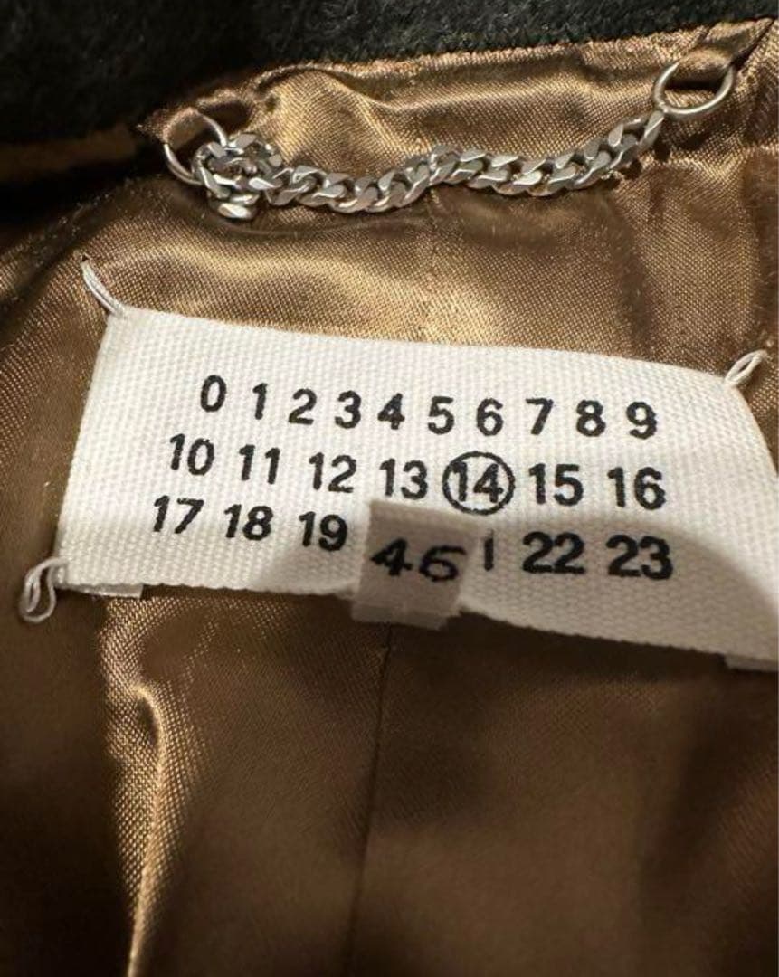 メゾンマルジェラ ノーカラージャケット