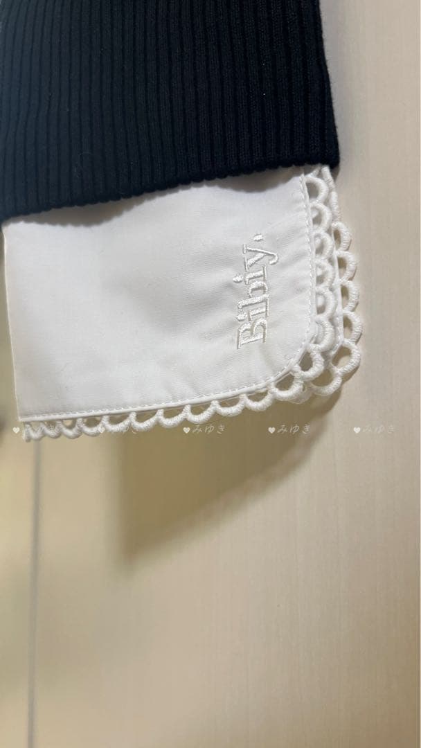 新品Bibiy. PATTY PILGRIM TOP ブラック