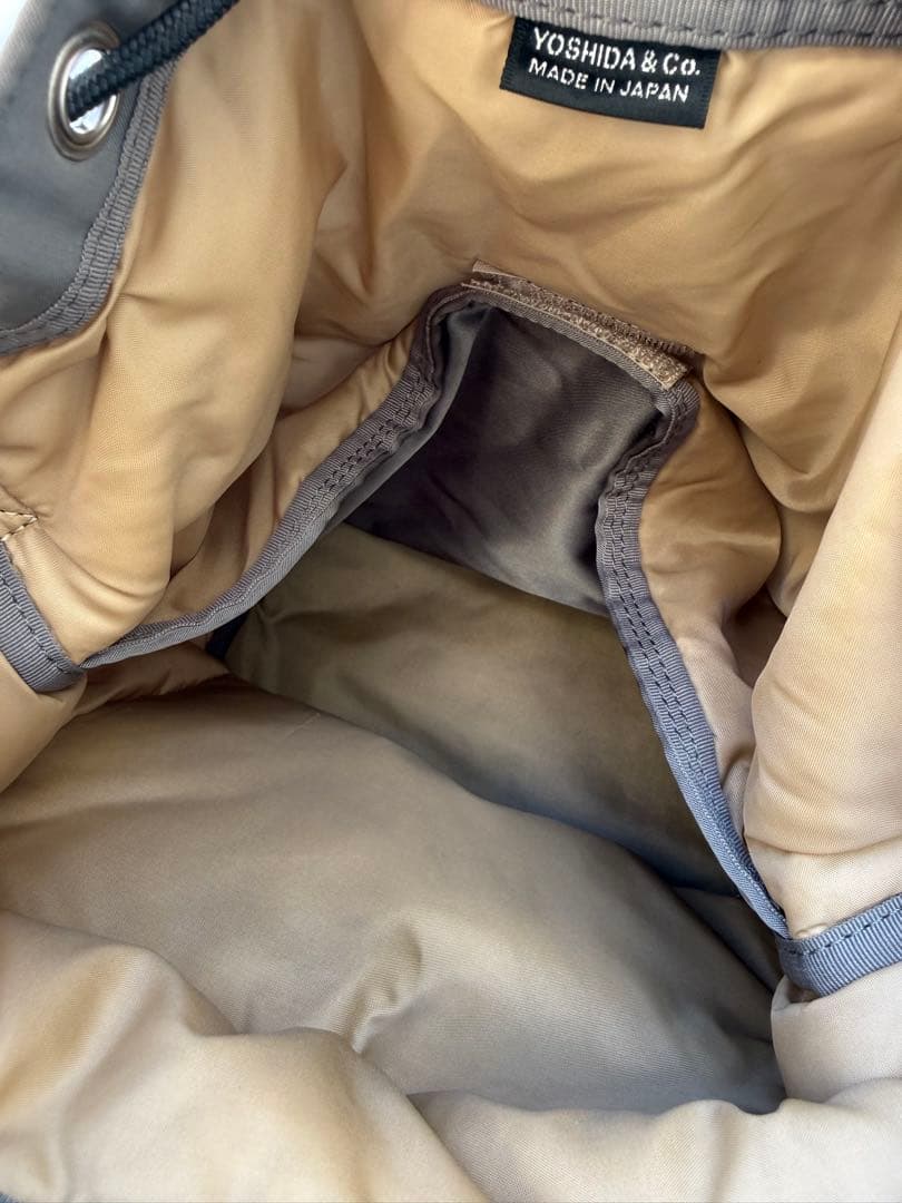 PORTER BALLON SAC L silver glay 中古