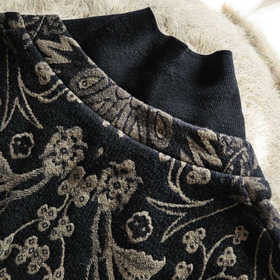 ETRO カリプソ ジャージードレス 黒 22-23秋冬 38 ワンピース