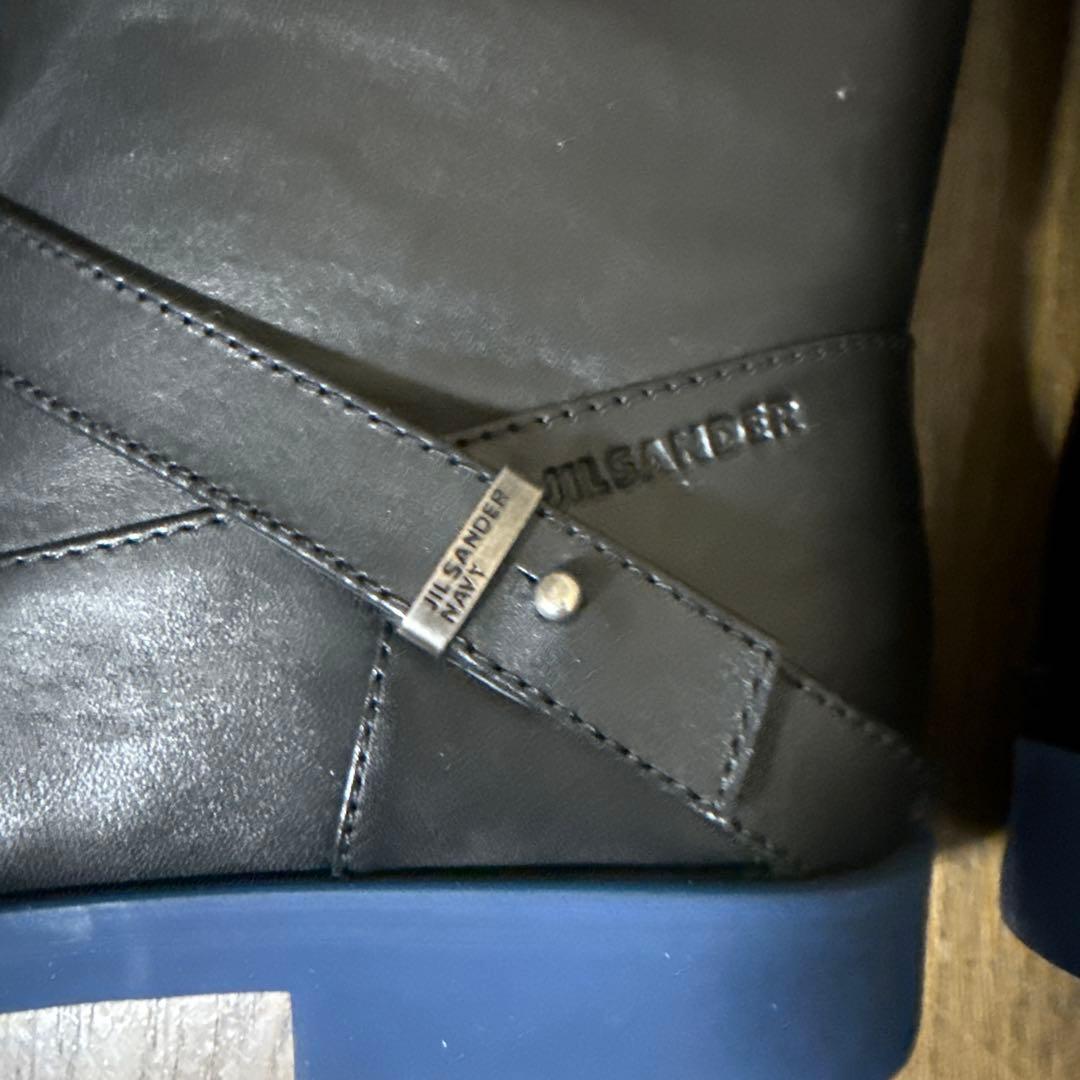 JILSANDER NAVY ジョッキーブーツ。 新品　37