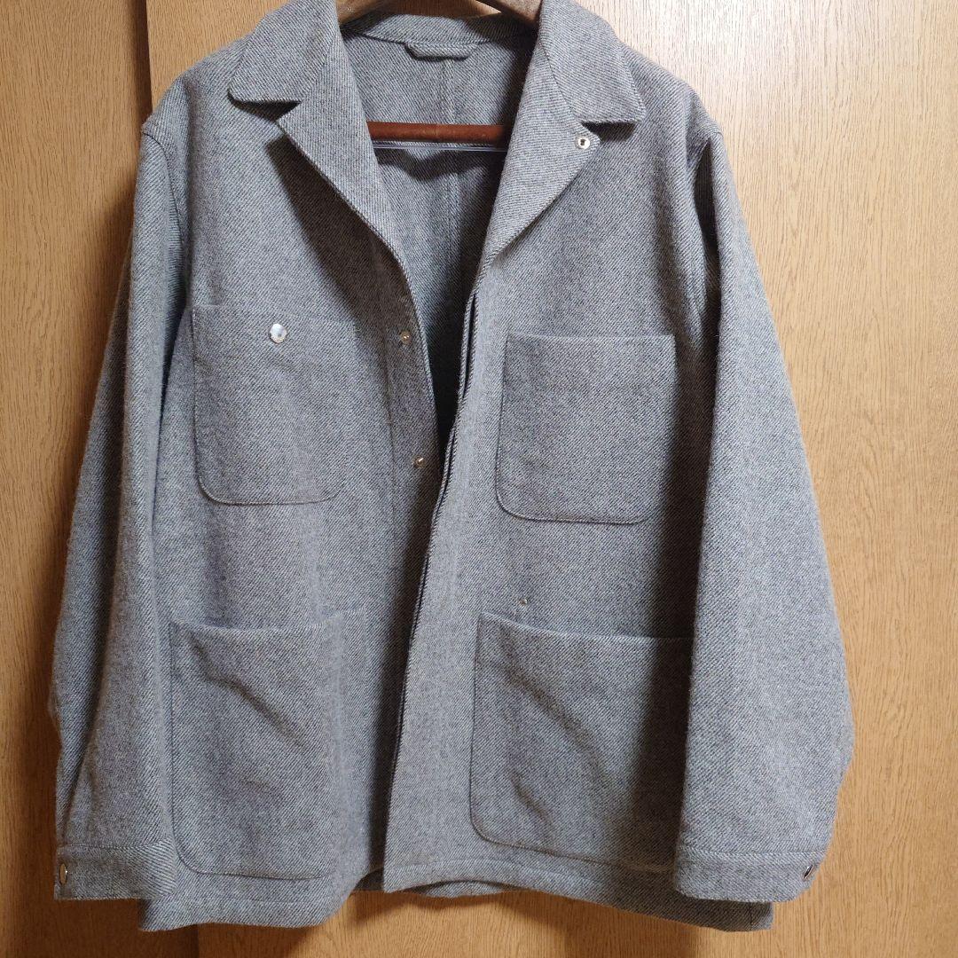 HEUGN ユーゲン Ellen フランネルカバーオールジャケット