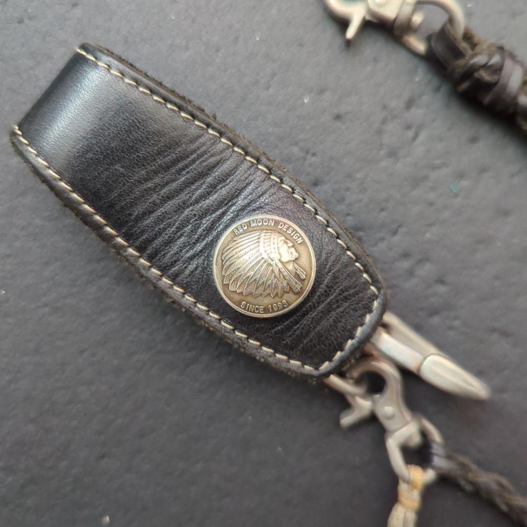 【値下げ】RED MOON DESIGN レザー ウォレットチェーン