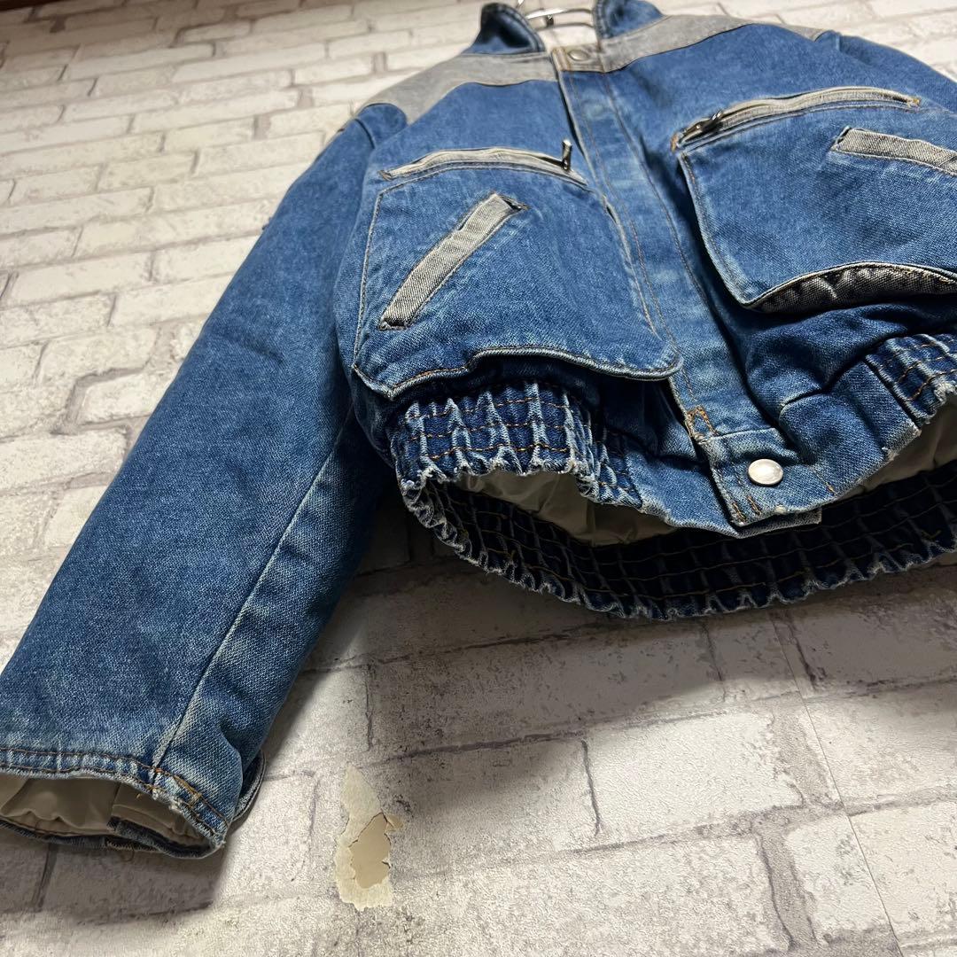 ホワイト様　【80-90s】ヴィンテージ デニムジャケット バックトゥザ