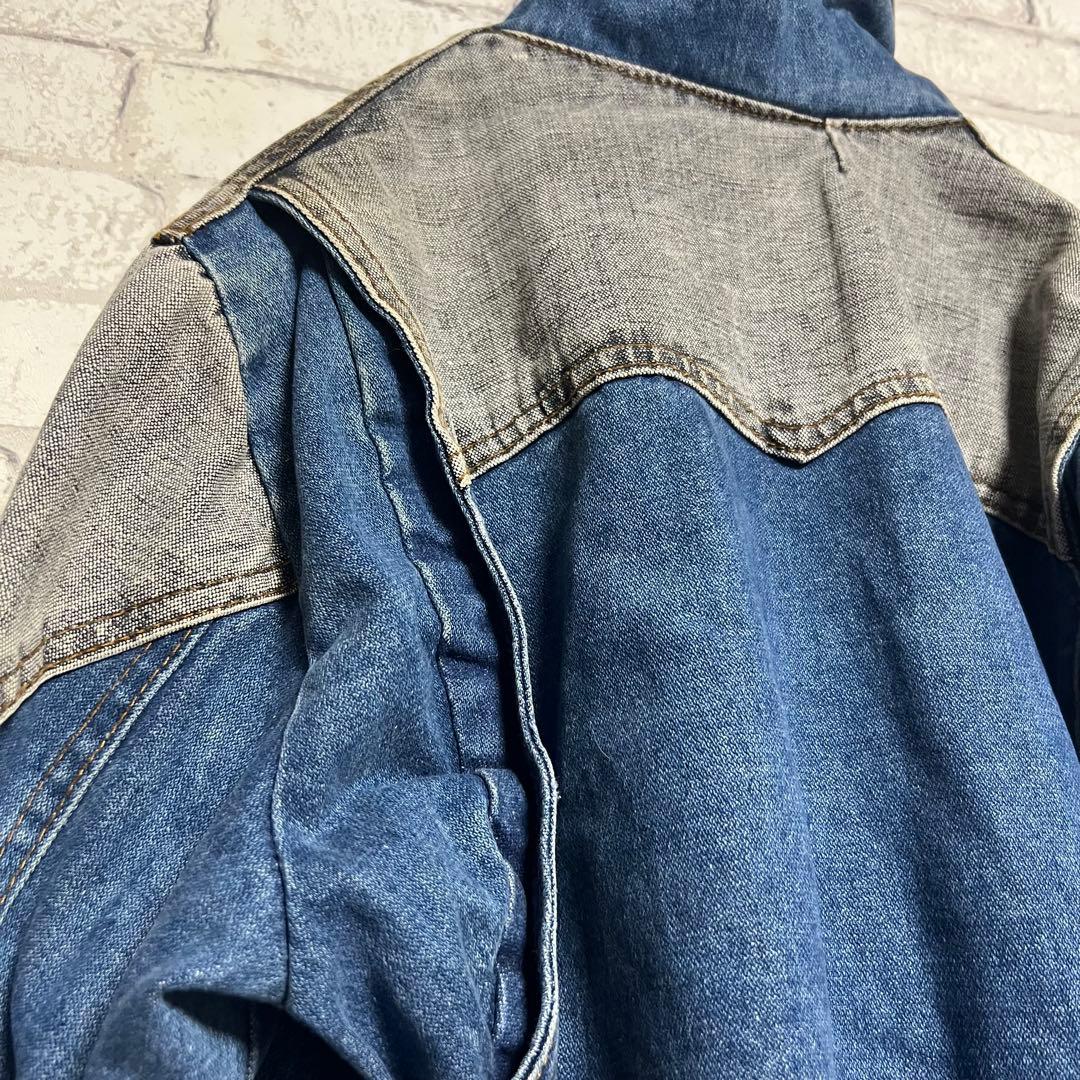 ホワイト様　【80-90s】ヴィンテージ デニムジャケット バックトゥザ