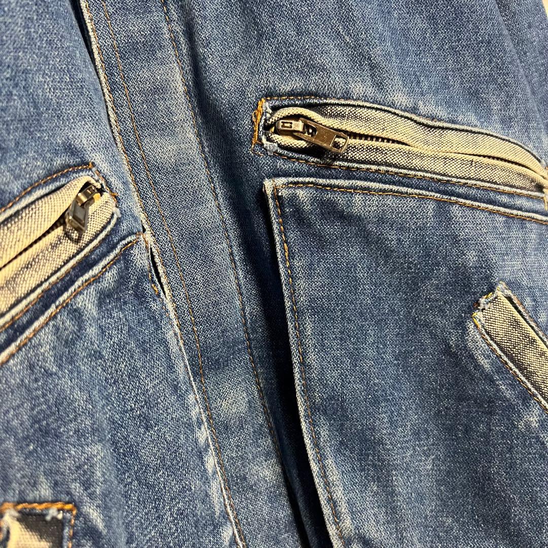 ホワイト様　【80-90s】ヴィンテージ デニムジャケット バックトゥザ