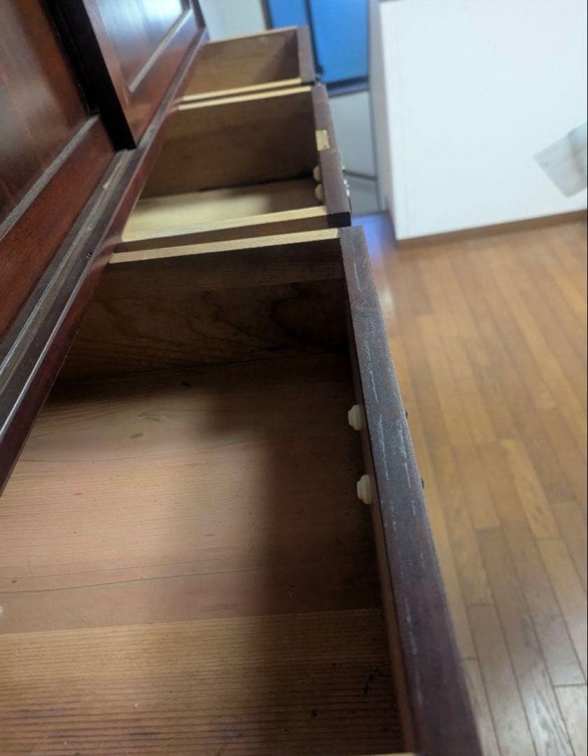 昭和　和ダンス　木製　(送料込み価格)