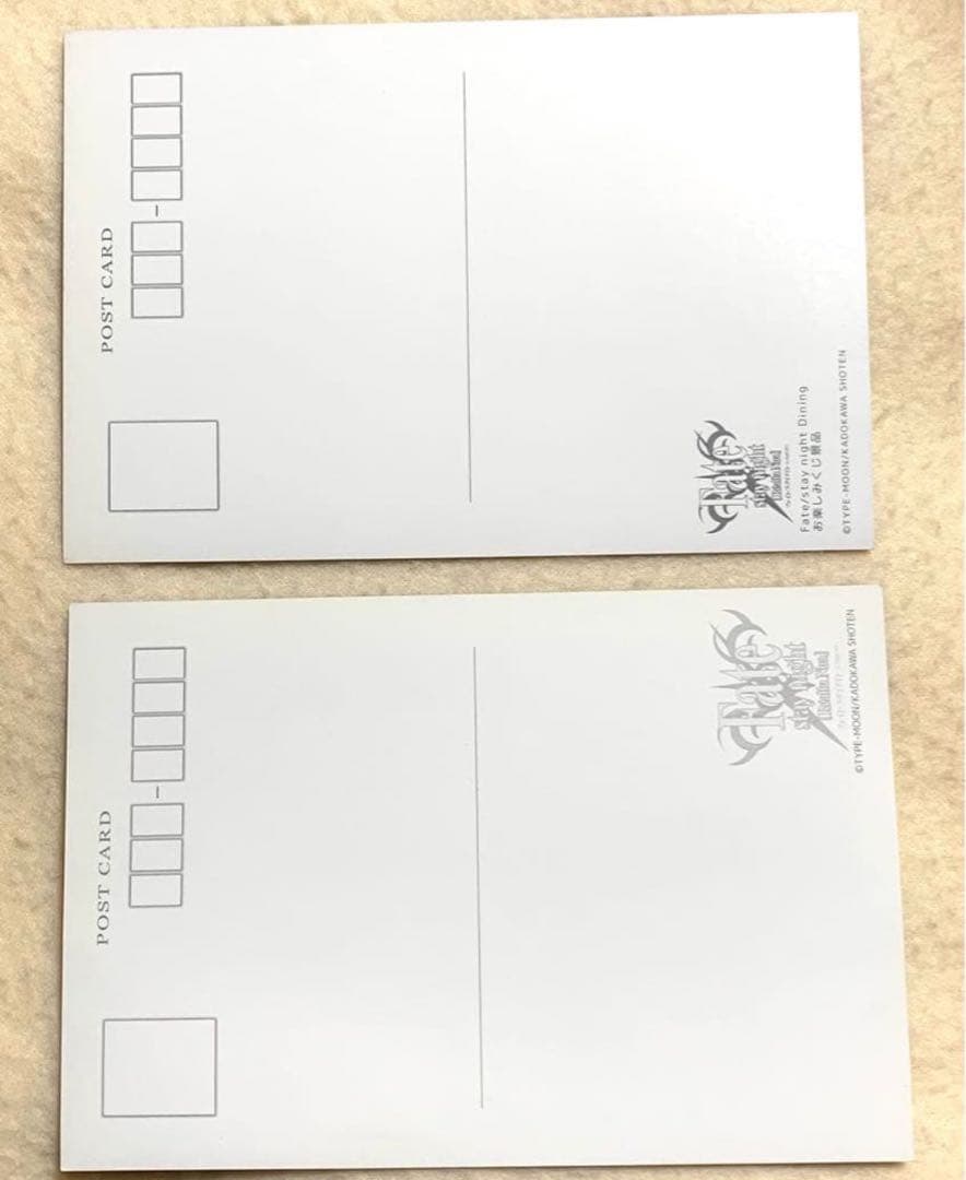 fate レアルタ ubw ポストカード ポスカ ランサー クーフーリン 2種