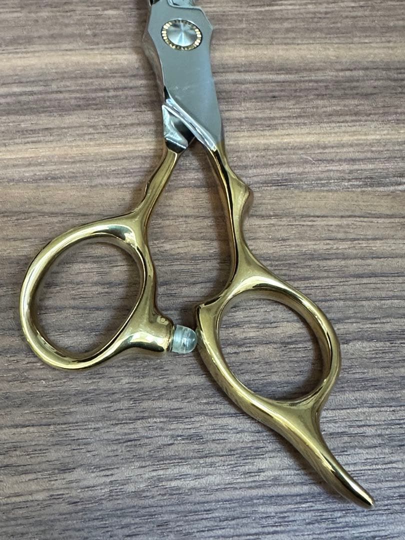 ゴールドハンドル 6.5インチ カットシザー 理容 美容 鋏 シザー