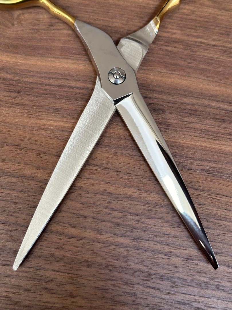 ゴールドハンドル 6.5インチ カットシザー 理容 美容 鋏 シザー