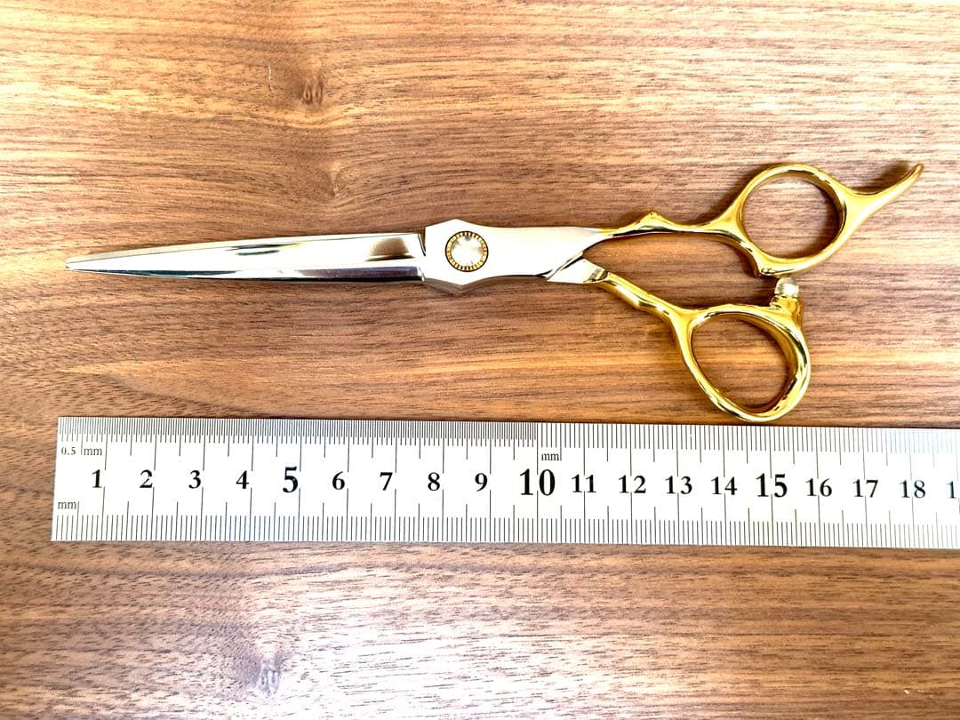 ゴールドハンドル 6.5インチ カットシザー 理容 美容 鋏 シザー