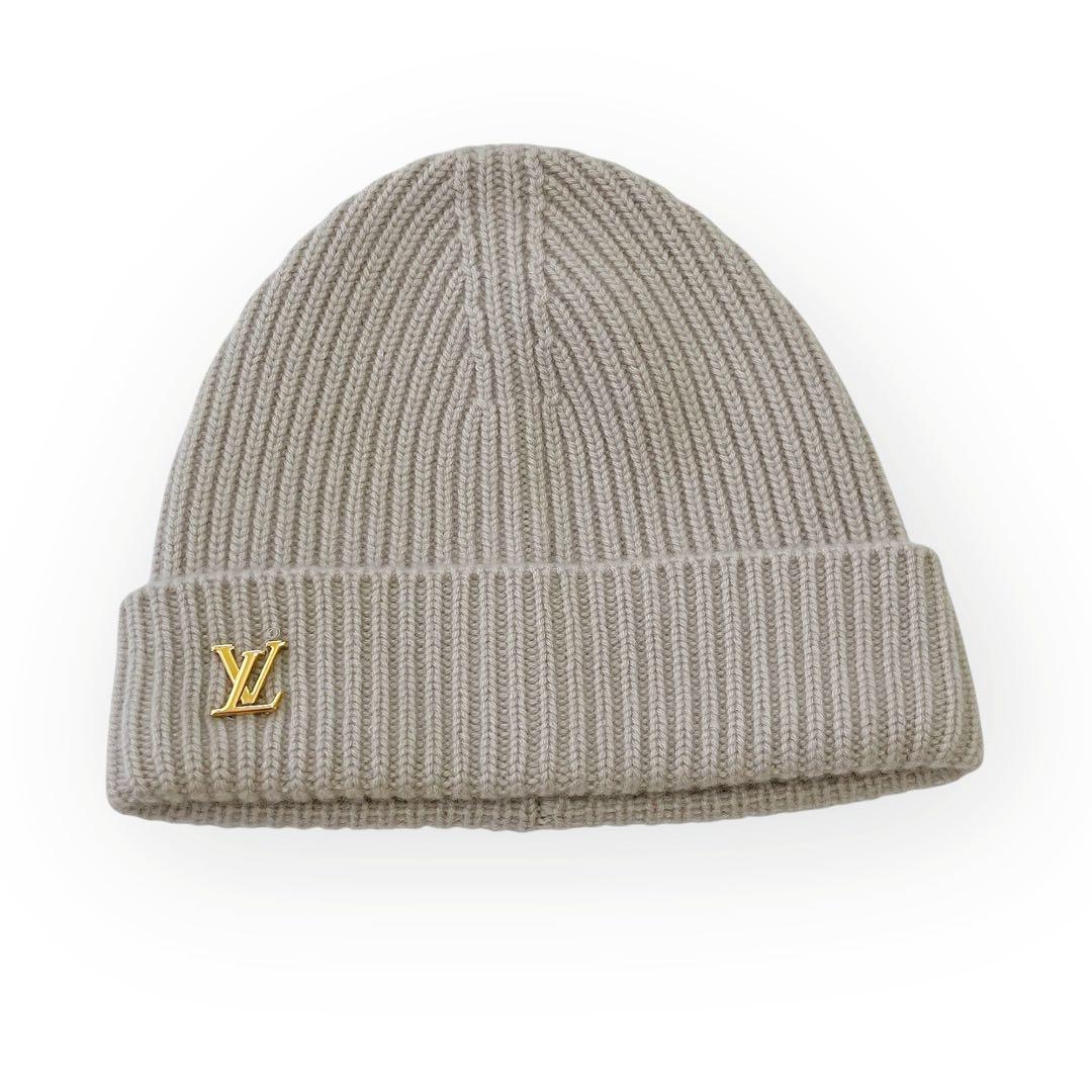 ヴィトン ボネ・LVボア カシミヤ　ニットキャップ M78970 ビーニー LV