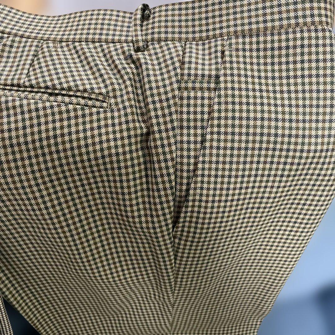 スラックス 5点セット ベージュ チェック柄