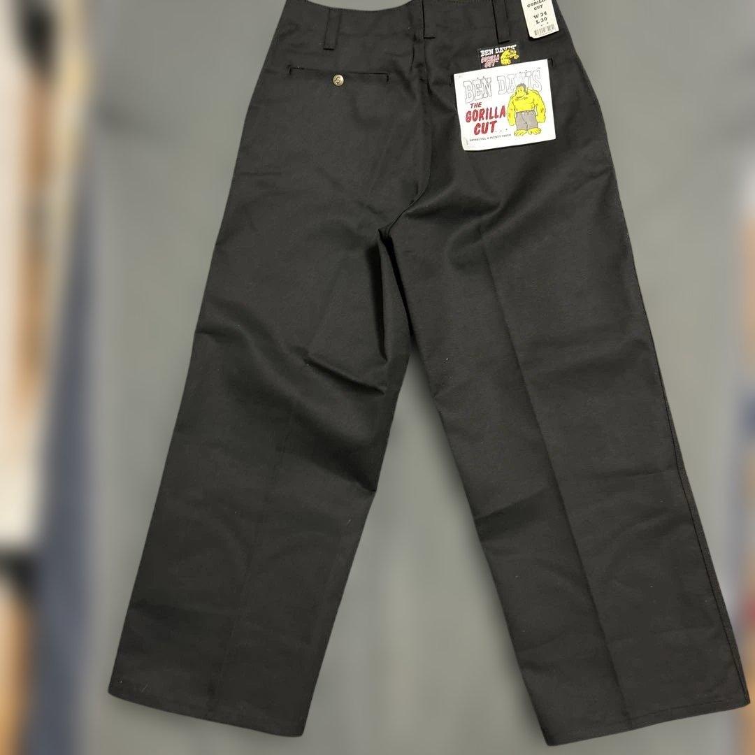 【未使用】BEN DAVIS ベンデイビス　ゴリラカット　34×30 ブラック