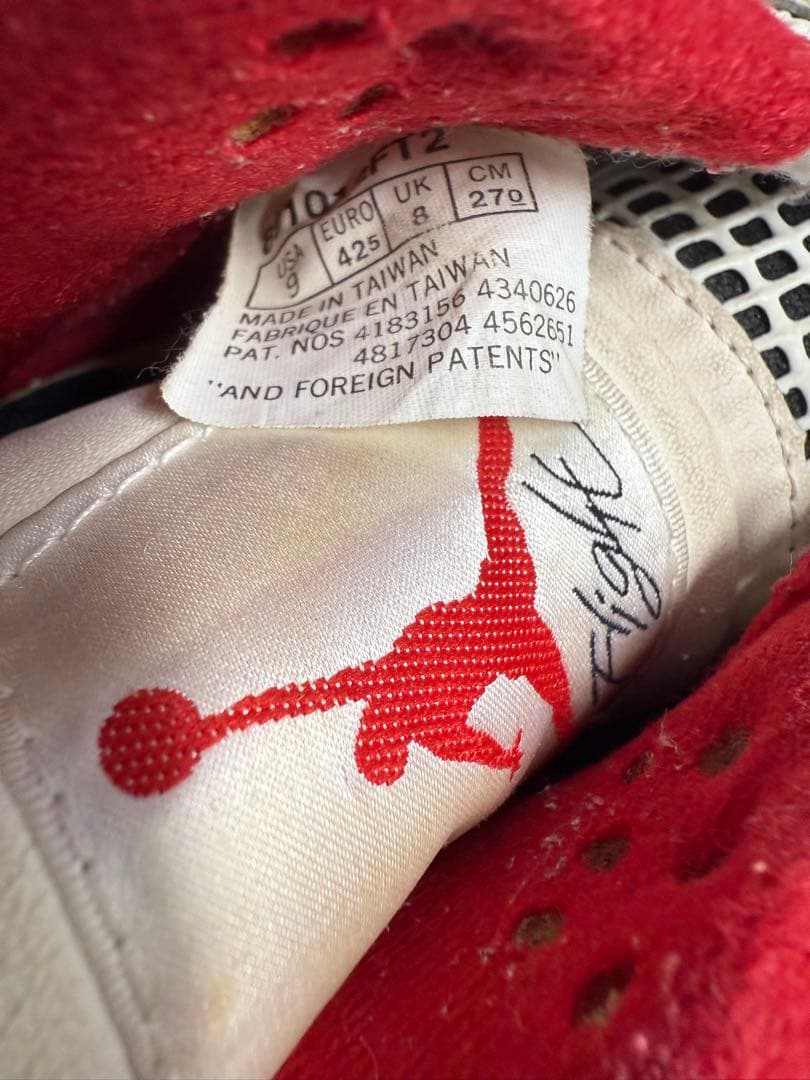 エアジョーダン 4 89年製　オリジナル 85年製