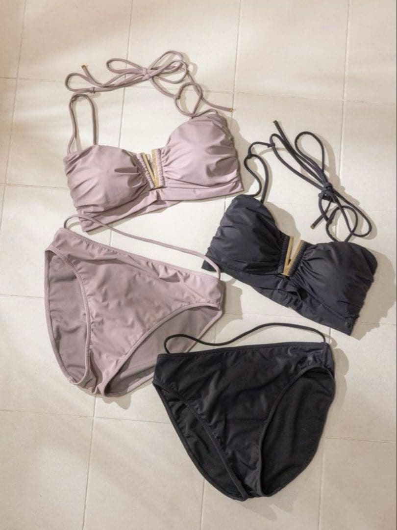 水着・ラッシュガード Her lip to Aperol Bikini set pink S
