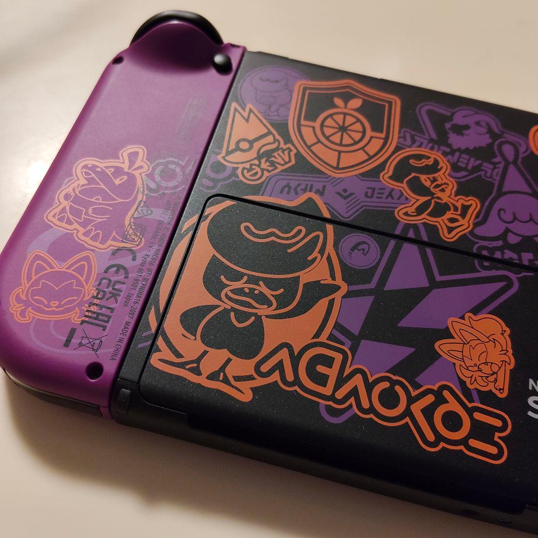 Nintendo Switch本体 有機ELモデル ポケモン スカーレット・バ…