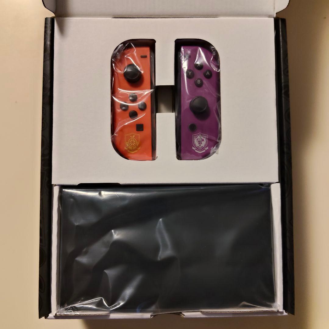 Nintendo Switch本体 有機ELモデル ポケモン スカーレット・バ…