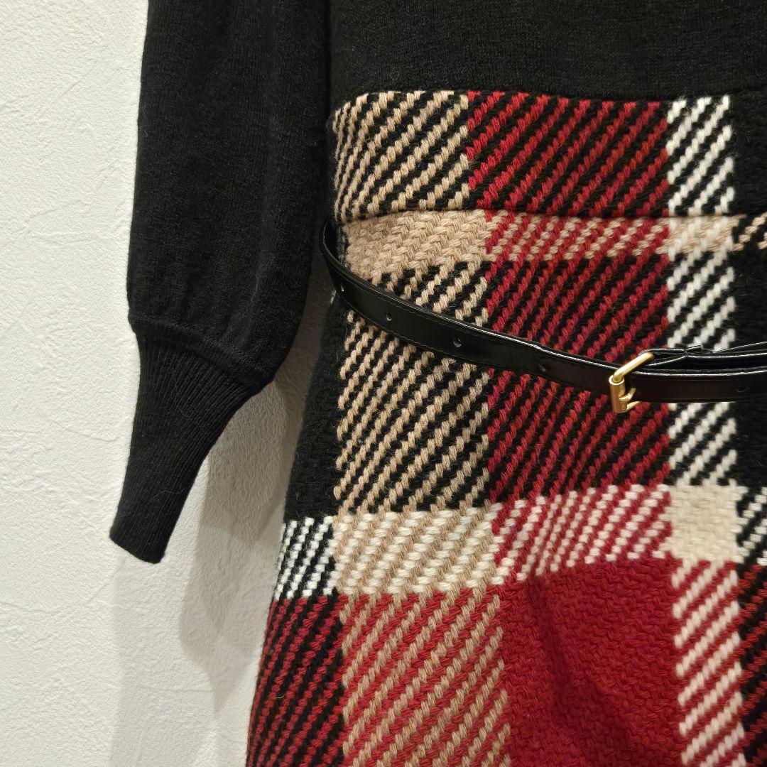 本田翼着用 完売品 BLUE LABEL　ドッキングワンピース　チェック　希少