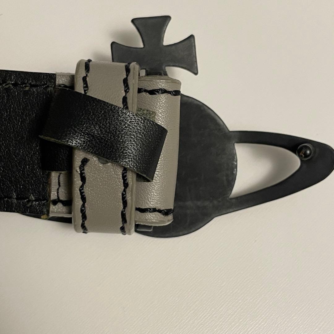 【SALE】Vivienne Westwood オーブ バックルベルト グレー