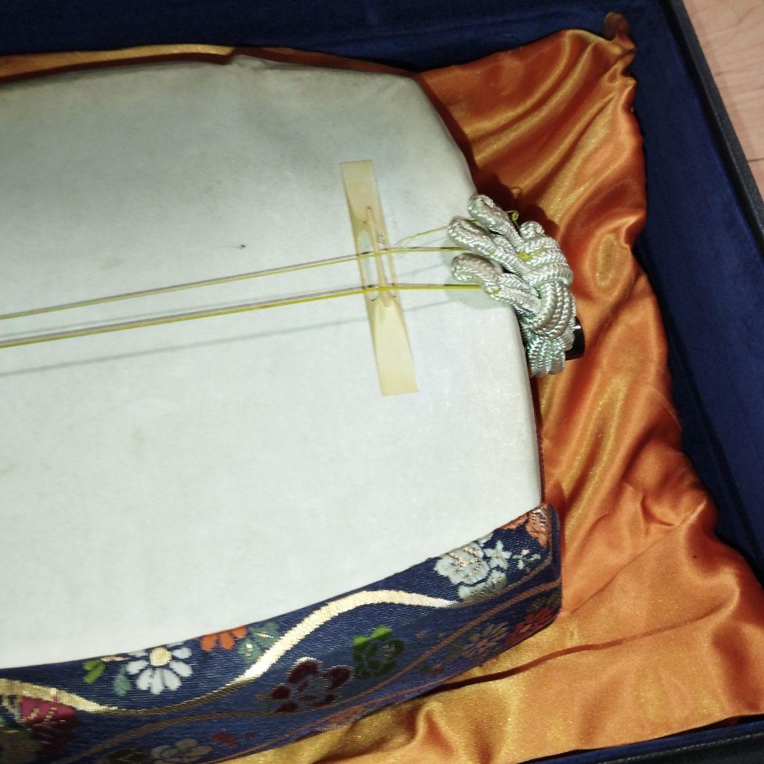 三味線　中棹　ケースや糸付き　民謡　楽器　和楽器　送料無料