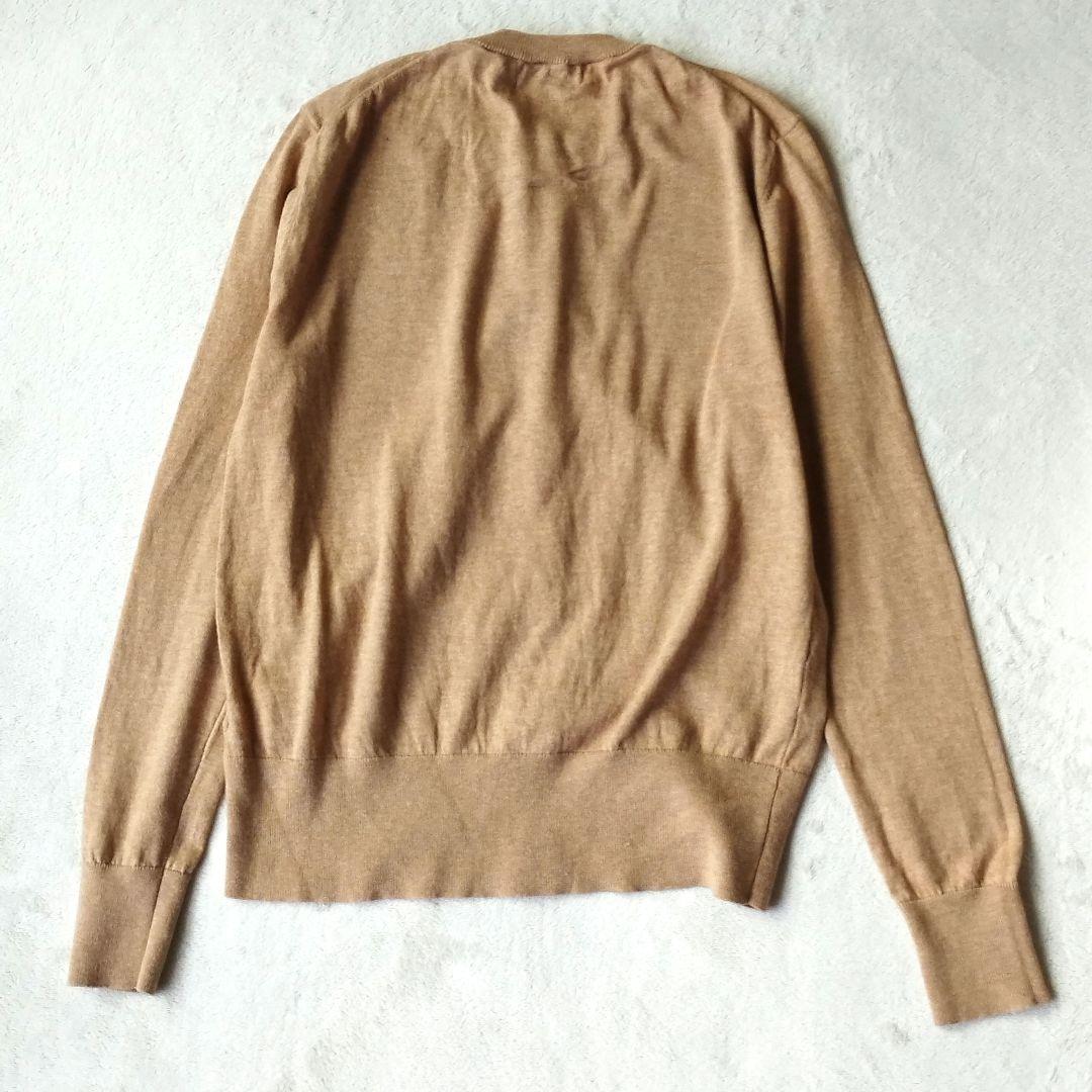 ポロバイラルフローレン　ベージュ　カーディガン　長袖　クルーネック