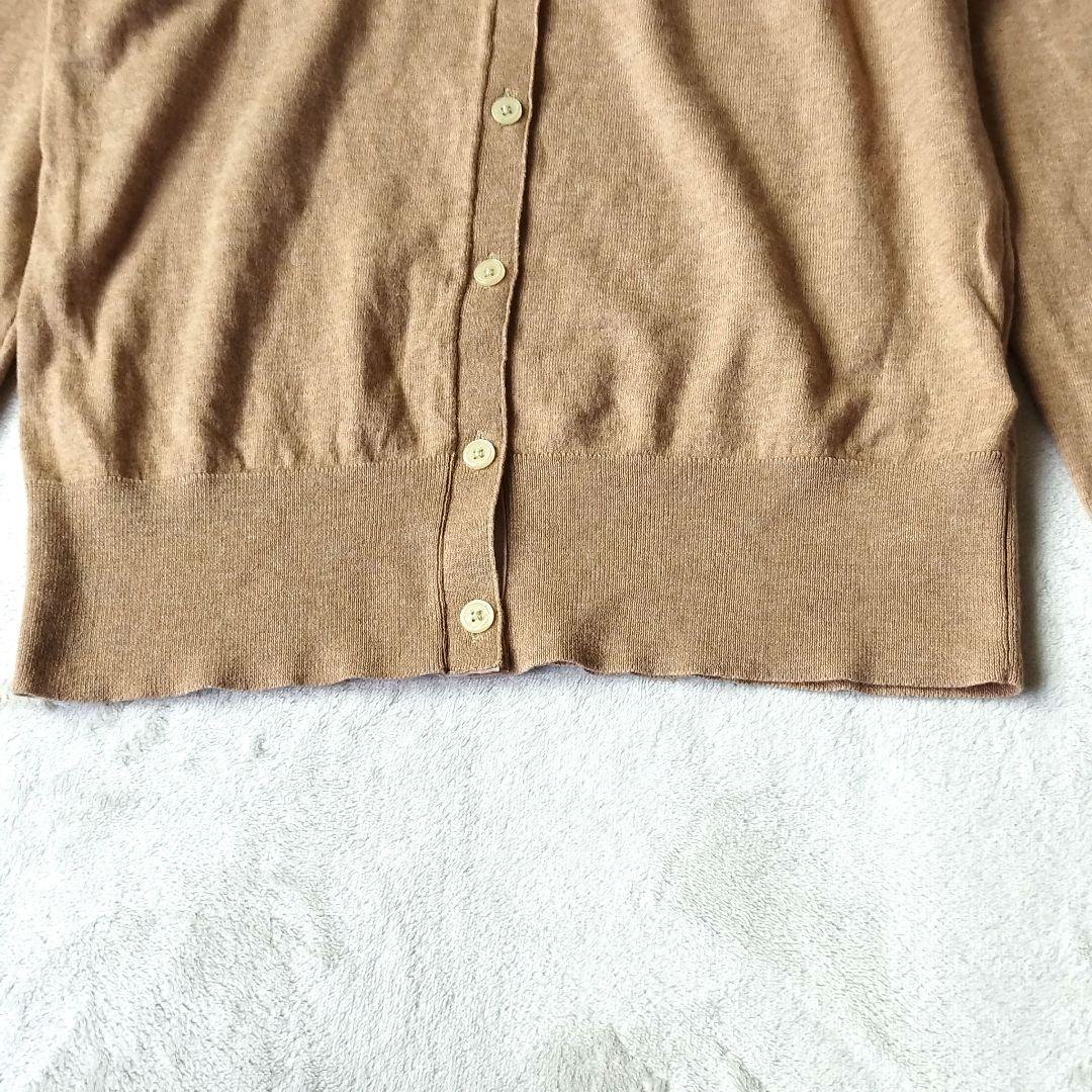 ポロバイラルフローレン　ベージュ　カーディガン　長袖　クルーネック