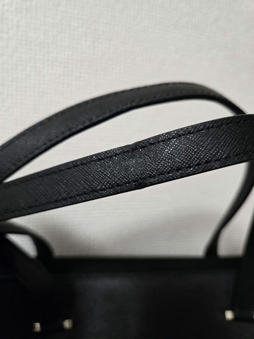 agnes b. アニエスベー　レザートートバッグ　A4クリアホルダー　ビジネス