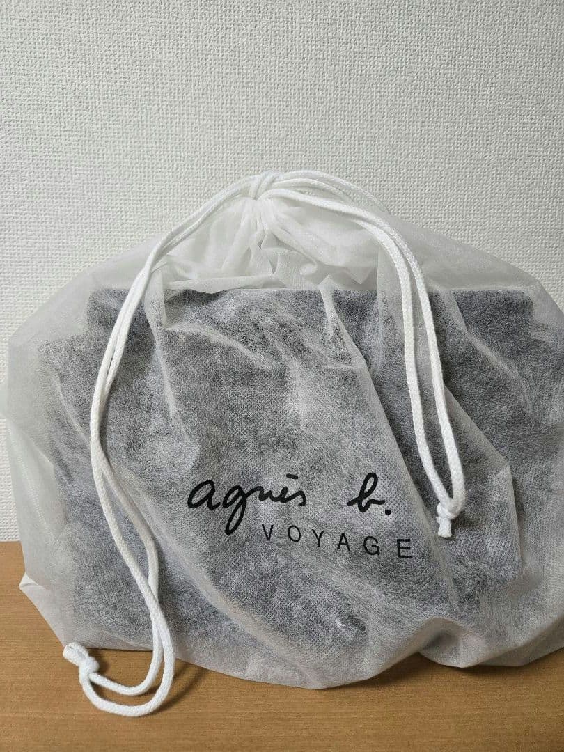 agnes b. アニエスベー　レザートートバッグ　A4クリアホルダー　ビジネス