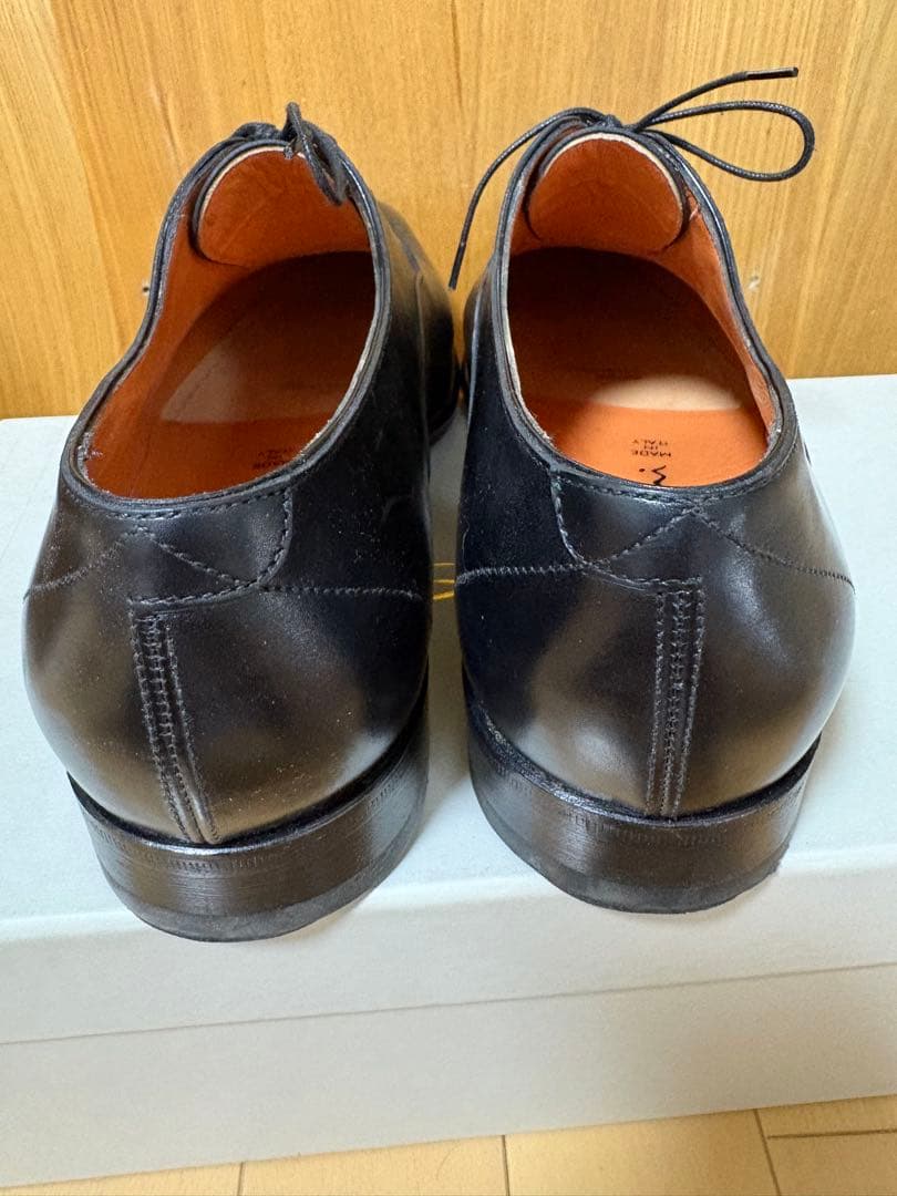 Santoni ウィングチップ レザーシューズ 7.5