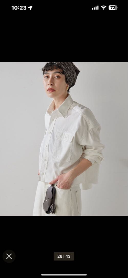 Whim Gazette デニムシャツ