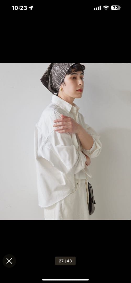 Whim Gazette デニムシャツ