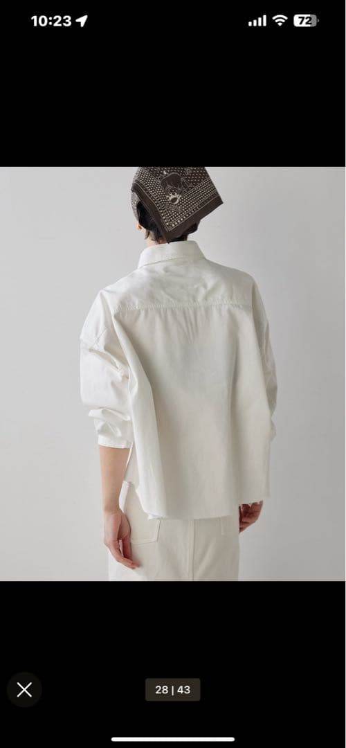 Whim Gazette デニムシャツ