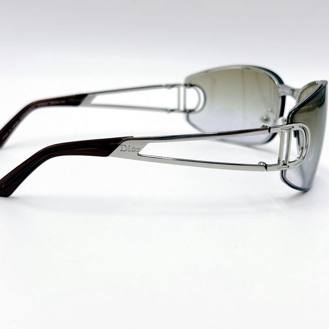 小物 Christian Dior Rimless D logo sunglasses