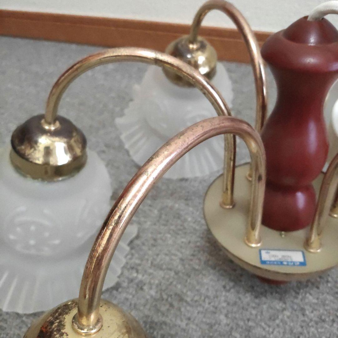 【Wab 】kishima 6灯 シャンデリア 取り付け簡単シーリングライ