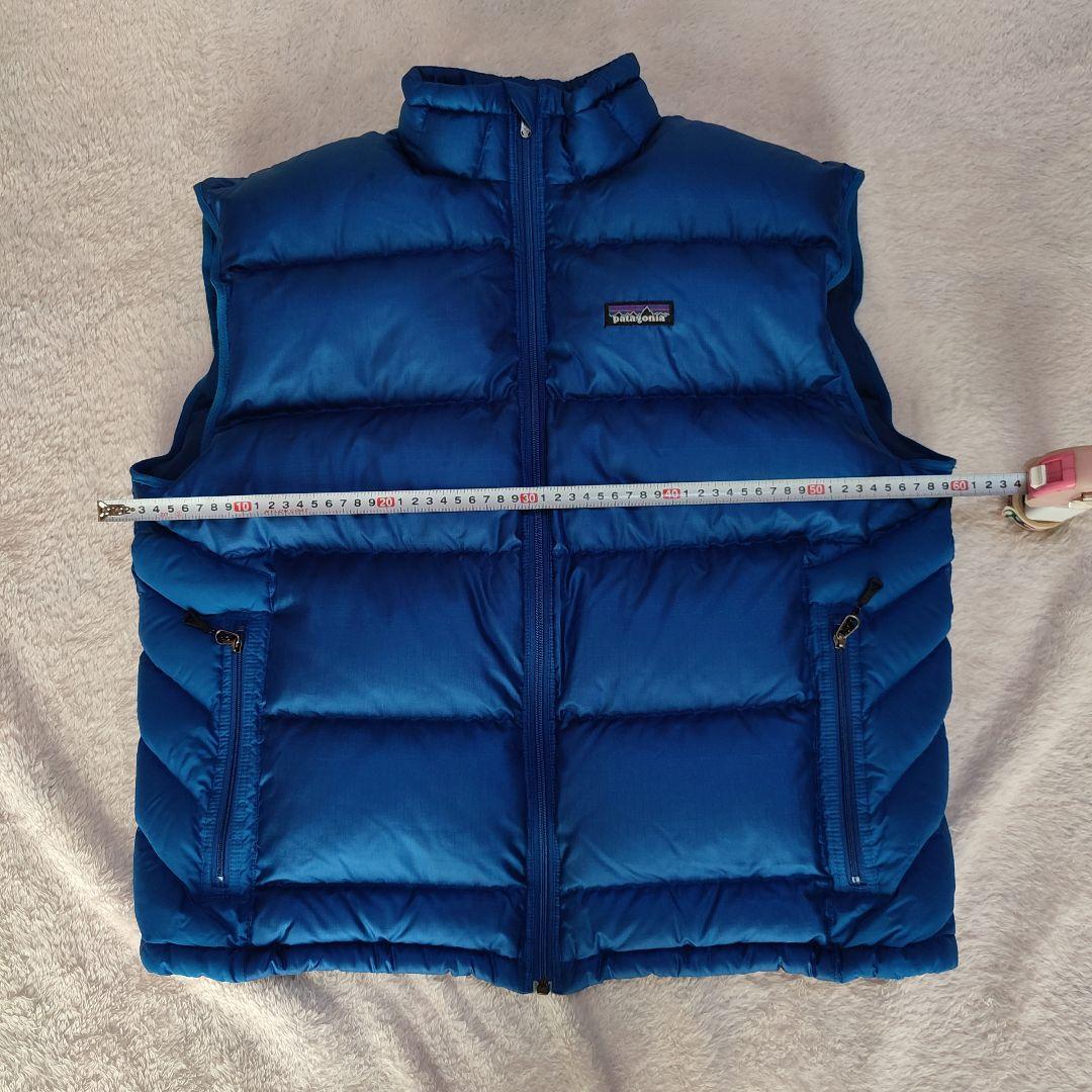 【肉厚】patagonia メンズ ダウンベスト L 青