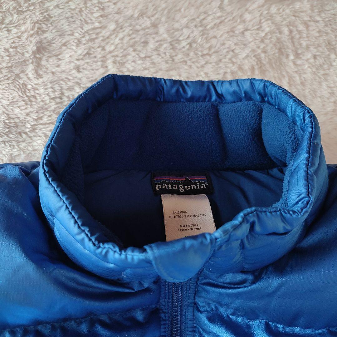 【肉厚】patagonia メンズ ダウンベスト L 青