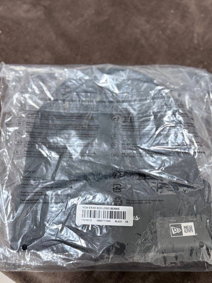 帽子 Supreme box logo beanie black