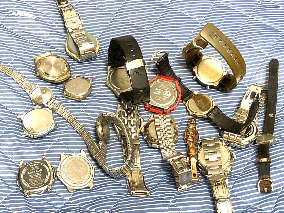 腕時計まとめ売り17個　動作品　ジャンク品　カシオ　シチズンetc
