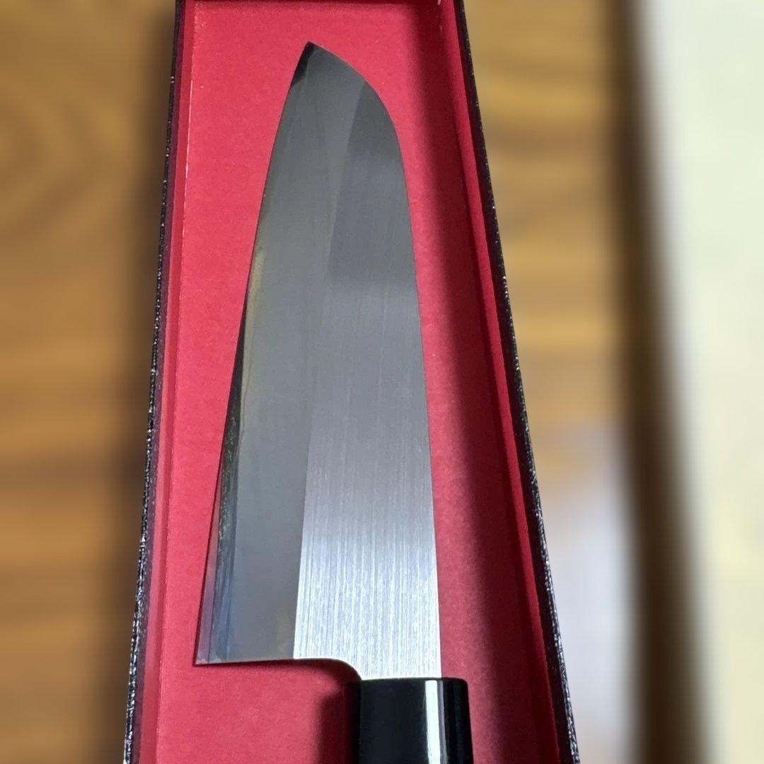 【新品未使用】堺實光 出刃包丁　木製ハンドル 30cm