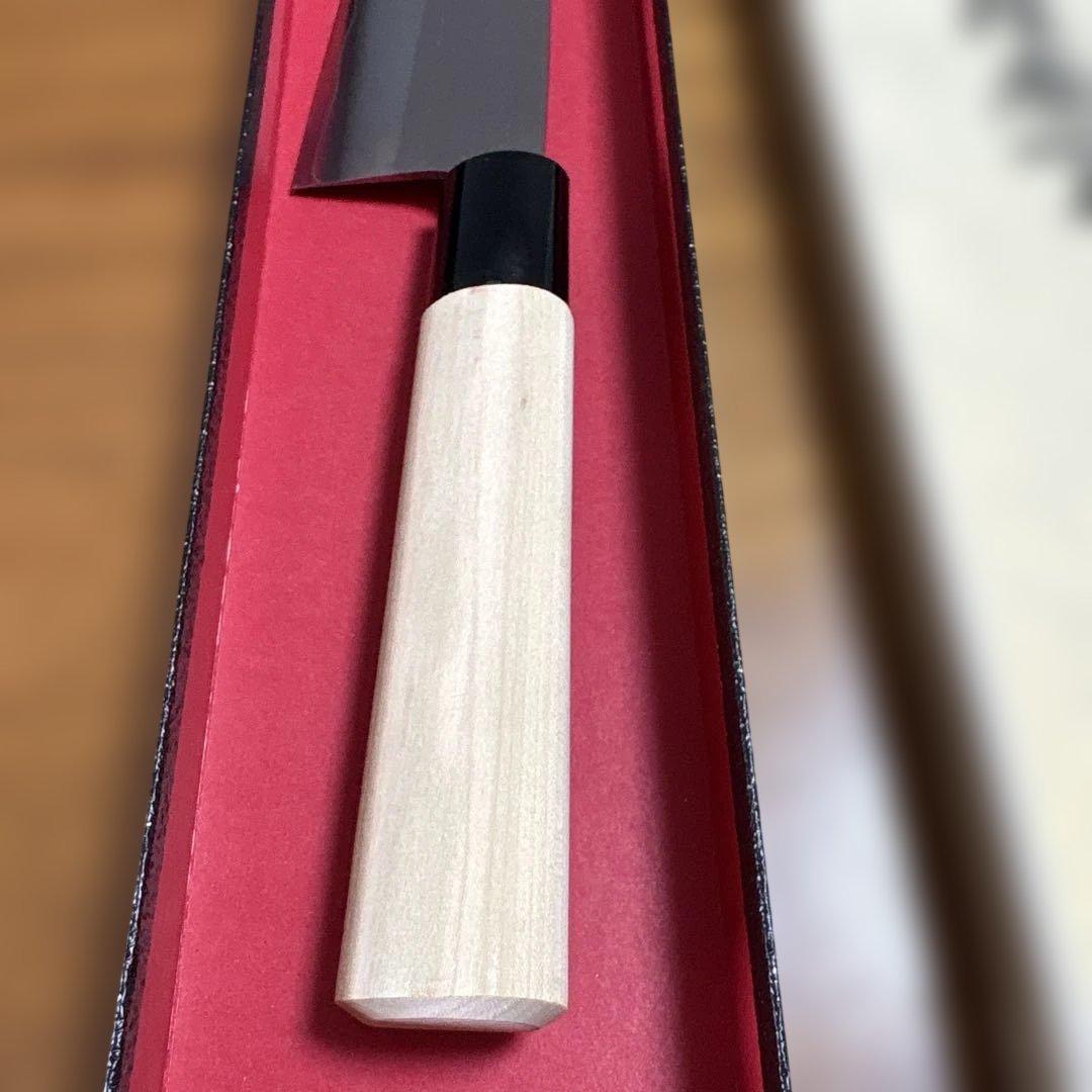 【新品未使用】堺實光 出刃包丁　木製ハンドル 30cm