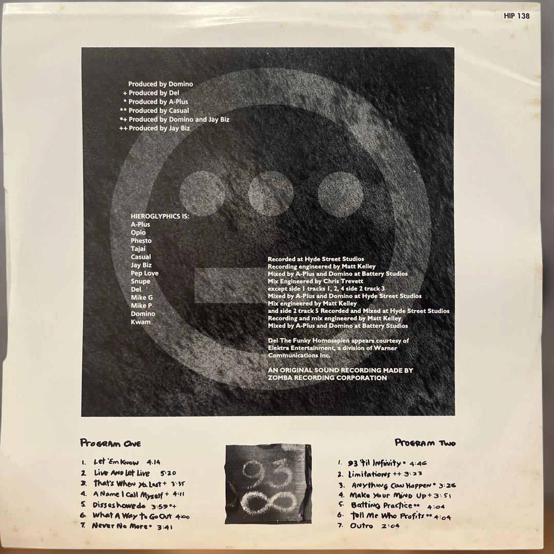 洋楽 Souls of Mischief - 93 'til Infinity LP