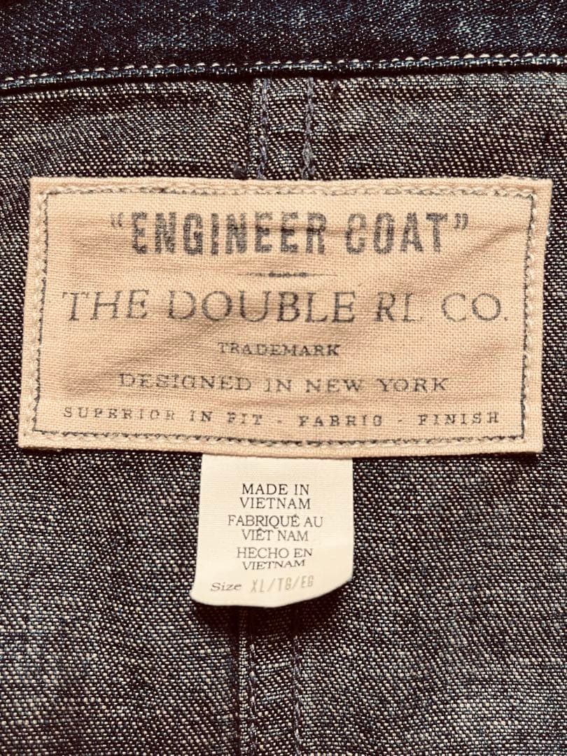 RRL Ralph Lauren 美品 インディゴ デニム コート 【X L】